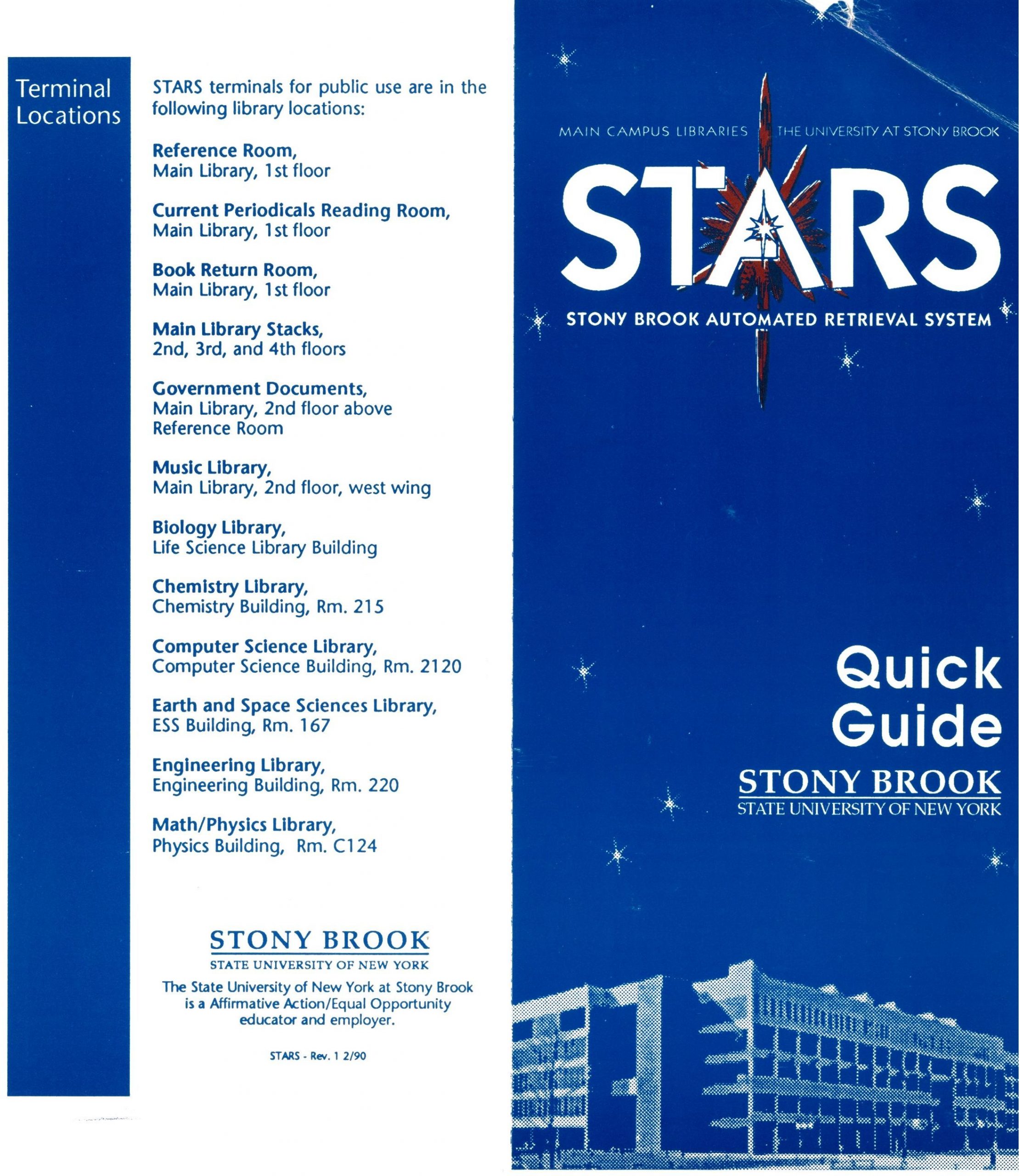 STARS catalog brochure